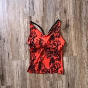 Vintage oriental pattern tank top
